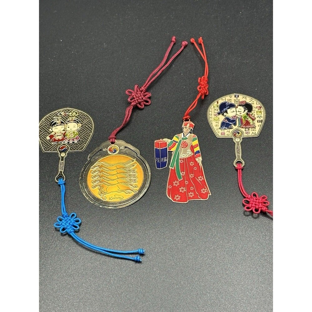 Tradition Korean Metal Bookmark Wedding Bridesmaid Vintage Romantic Couple Love